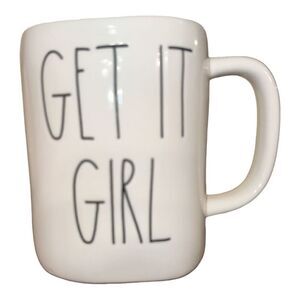Rae Dunn “Get it Girl” 16 oz ceramic mug